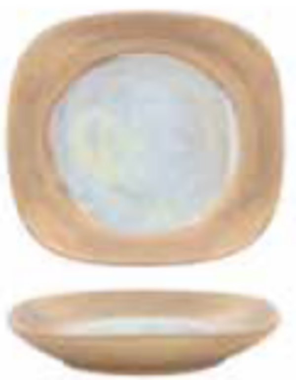 PIATTINO - ESSENTIA "BALEARI" quadrato cm.10x10 interno lucido effetto madreperla (12) Cod. HI036032