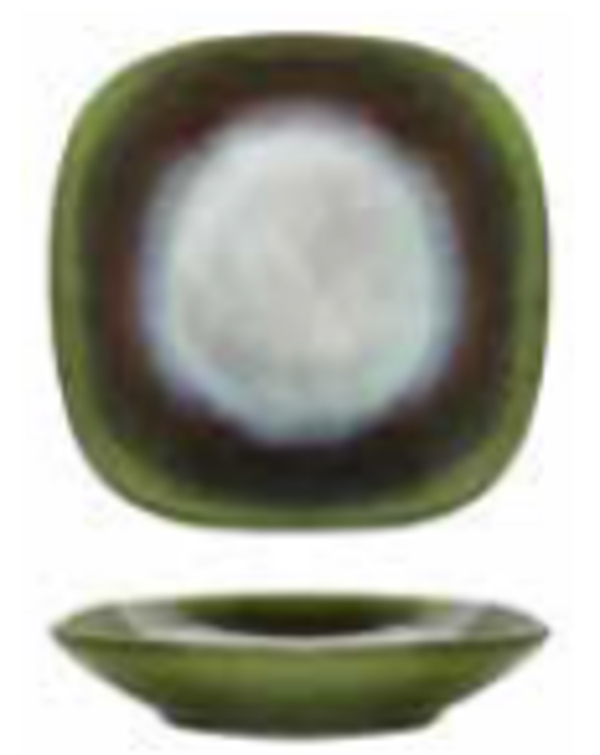 PIATTINO - ESSENTIA "MAURITIUS" quadrato cm.10x10 interno lucido effetto madreperla (12) Cod. HI036042