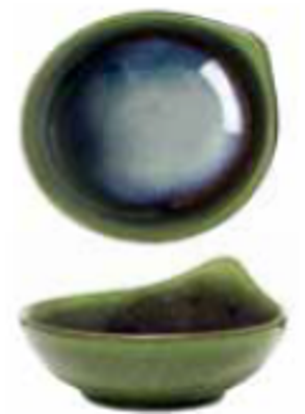 COPPETTA - ESSENTIA "MAURITIUS" con punta Ø cm.10 / H cm.5 interno lucido effetto madreperla (12) Cod. HI036044