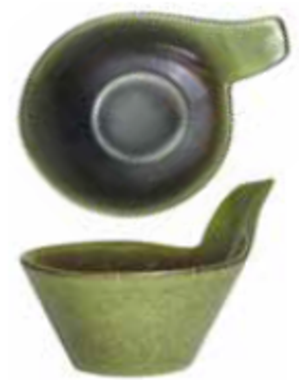 COPPETTA - ESSENTIA "MAURITIUS" virgola Ø cm.11,5 / H cm.7,5 interno lucido effetto madreperla (6) Cod. HI036045