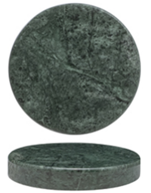 PIATTINO - ESSENTIA "MARBLE" Tondo Green Ø cm.13 / h cm.2 (3) Cod. HI036062