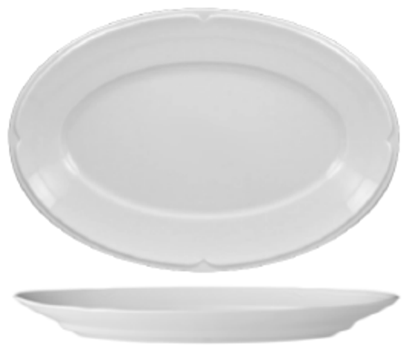 PIATTO PIANO - RAK "ANNA" ovale cm.38x24,5 (6) Cod. HI036606