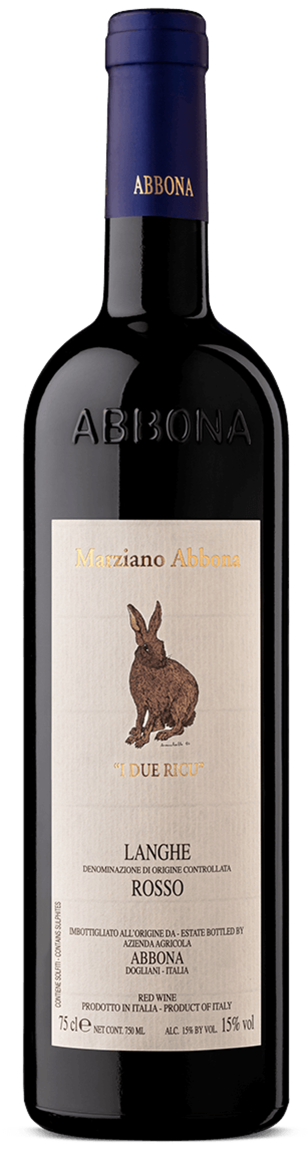 ABBONA "I DUE RICU" Rosso Langhe DOP 2023 75cl (6)