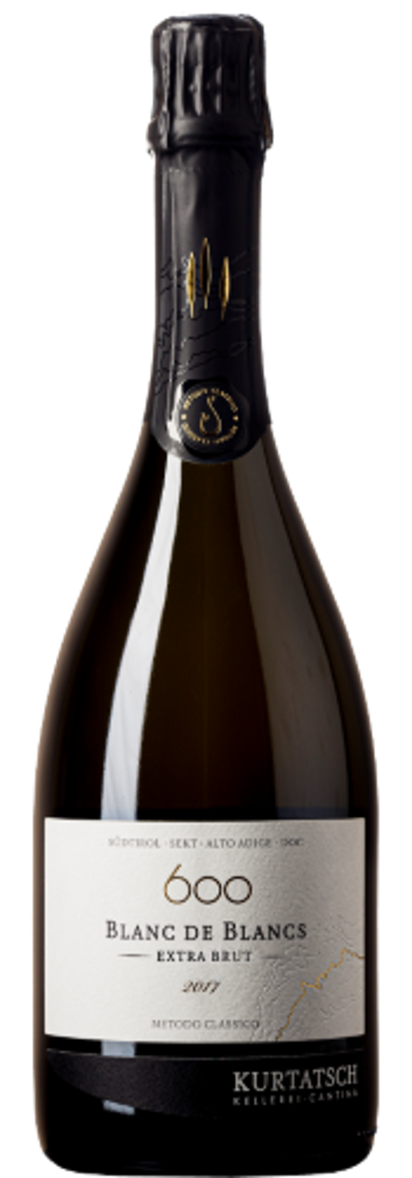 KURTATSCH - "600" Spumante Extra Brut Blanc de Blancs Alto Adige DOP Riserva 2019 75cl (6)