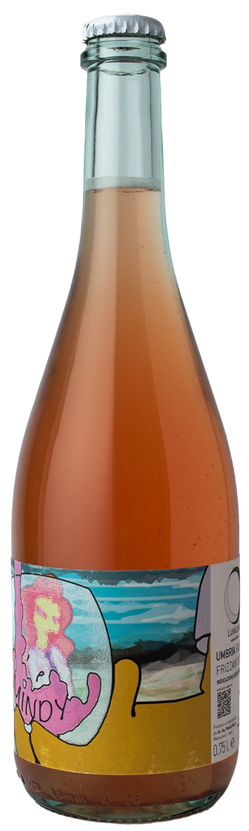 LUMI23 - LUMILUNA "MINDY" Rosato frizzante Metodo Ancestrale Umbria IGP 2023 75cl (6)