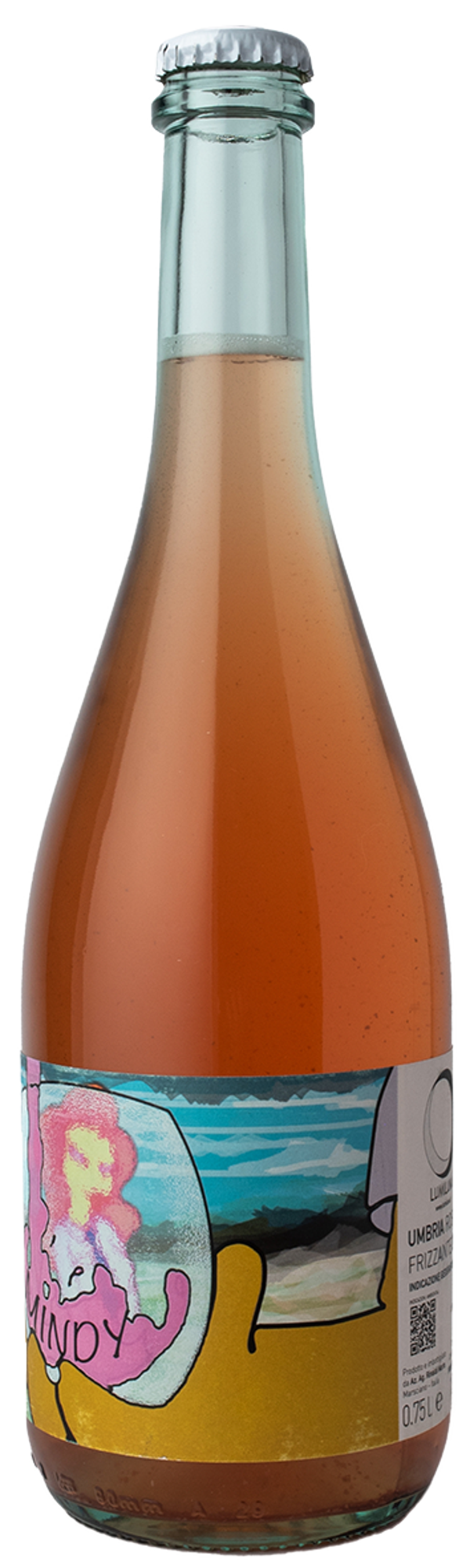 LUMI23 - LUMILUNA "MINDY" Rosato frizzante Metodo Ancestrale Umbria IGP 2023 75cl (6)