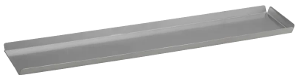 Vassoio pasticceria / Acciaio inox / cm.50x10 / h cm.1,5 / 1 pezzo