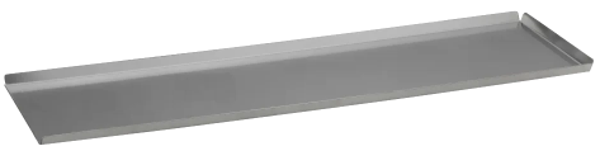 Vassoio pasticceria / Acciaio inox / cm.60x20 / h cm.1,5 / 1 pezzo