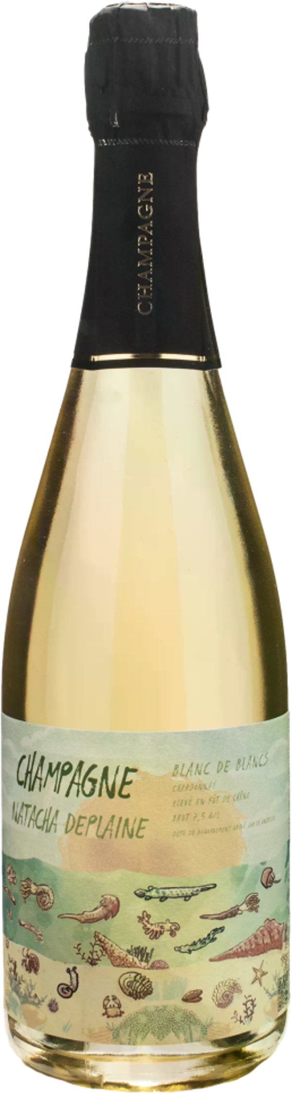 NATACHA DEPLAINE - Champagne Brut AOC Blanc de Blancs 75cl (6) - Cod. GABE/0217B