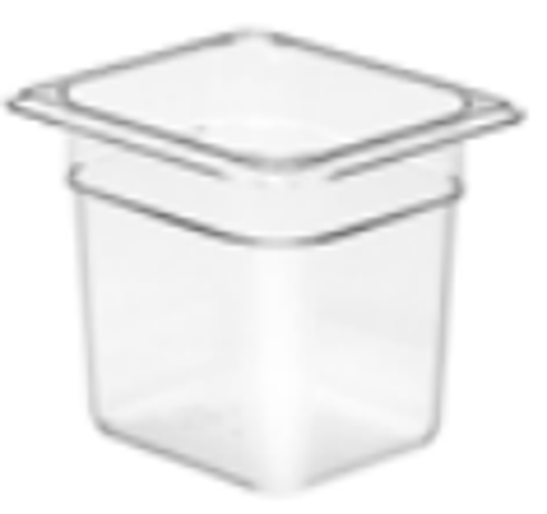 BACINELLA - HI45844 - GASTRONORM Bacinella in policarbonato GN 1/6 cm.17,5 x 16,5 H cm.10 (1)