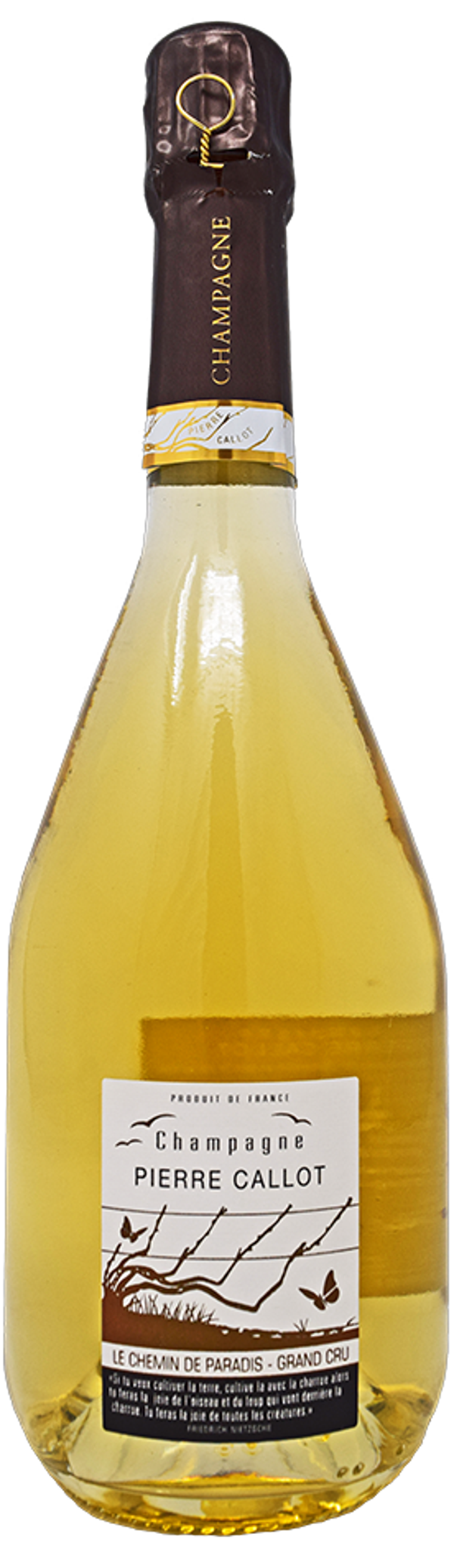 PIERRE CALLOT - "CHEMIN DE PARADIS" Champagne Grand Cru Blanc de Blancs Extra Brut 75cl (6) - Cod. ETIC/PCCP00.2