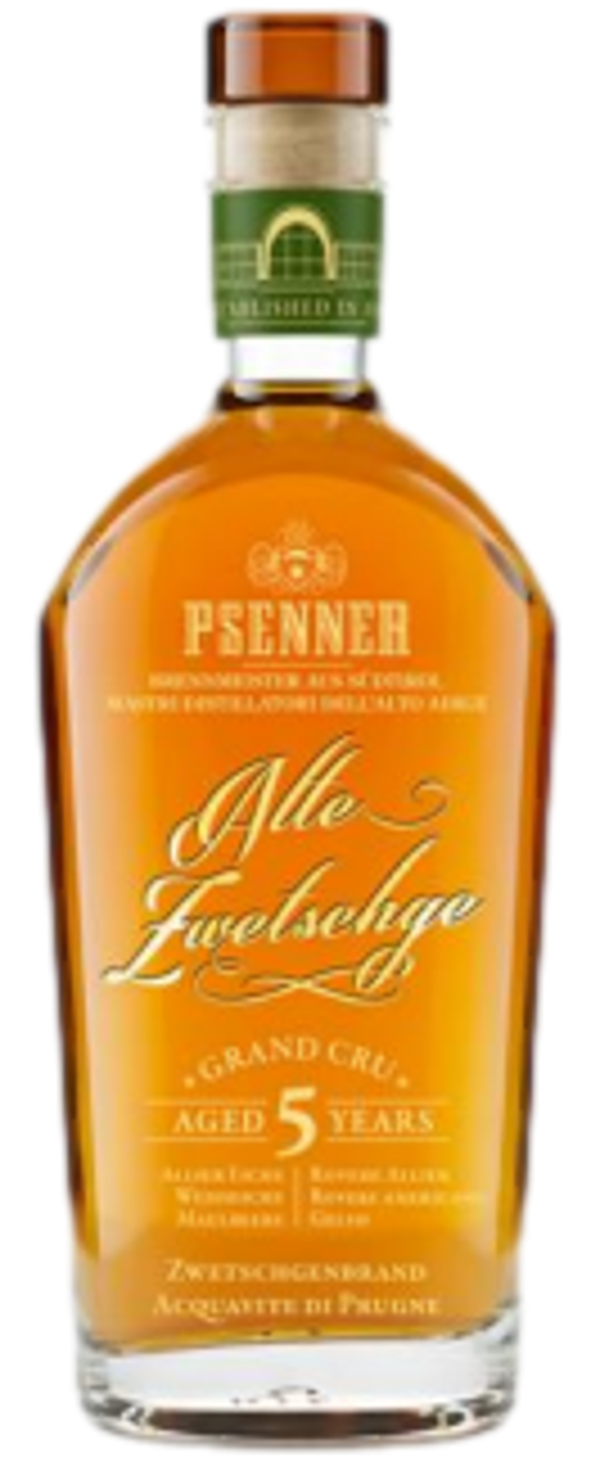 PSENNER - "ALTE ZWETSCHGE GRAND CRU 5Y" Acquavite di Prugne invecchiata 50cl astucciato (6)