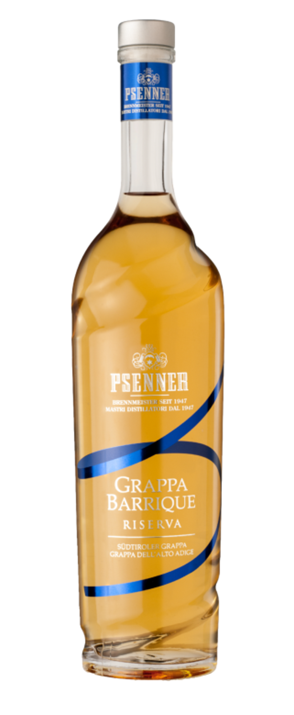 PSENNER - "BARRIQUE RISERVA" Grappa affinata in barrique 10cl (24) Cod. PSEN03213