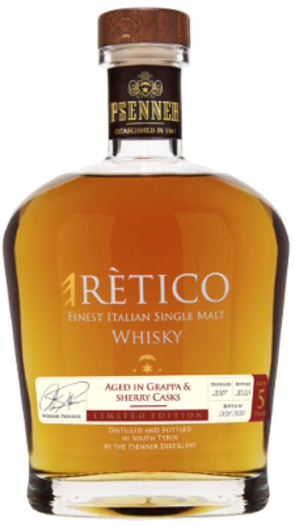 PSENNER - "ERETICO" Single Malt Whisky 5Y 70cl astucciato (6) Cod. PSEN02202
