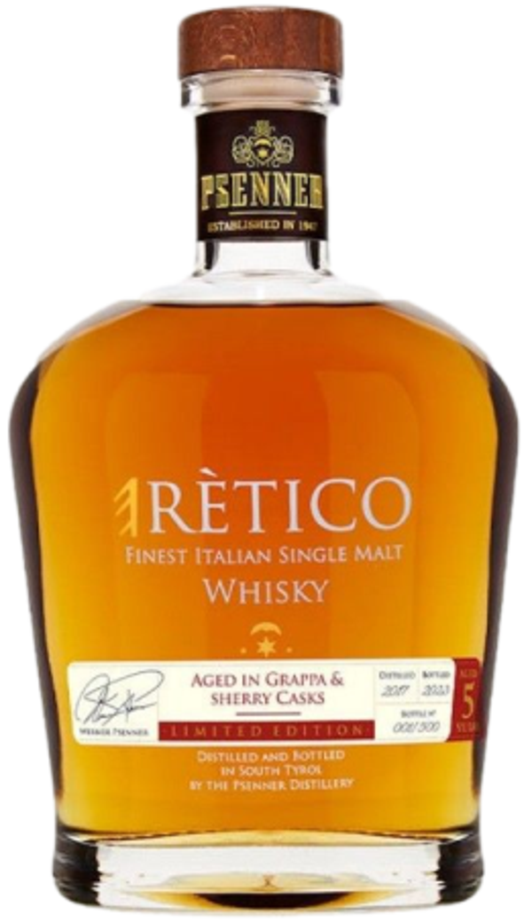 PSENNER - "ERETICO" Finest Italian Single Malt Whisky 8Y Distillery Cut Casks Strenght 70cl astucciato (6)