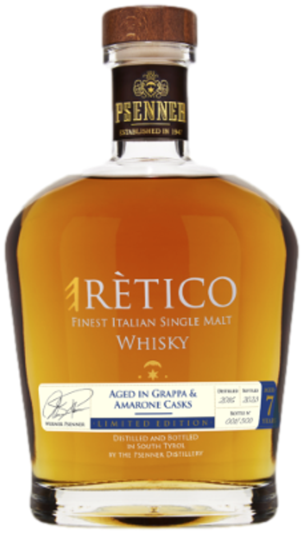 PSENNER - "ERETICO" Single Malt Whisky 7Y Amarone Casks 70cl astucciato (6) Cod. PSEN02208