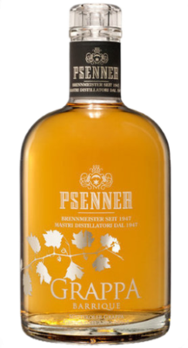 PSENNER - "CLASSIC BARRIQUE" Grappa affinata in barrique 20cl (6) Cod. PSEN01222