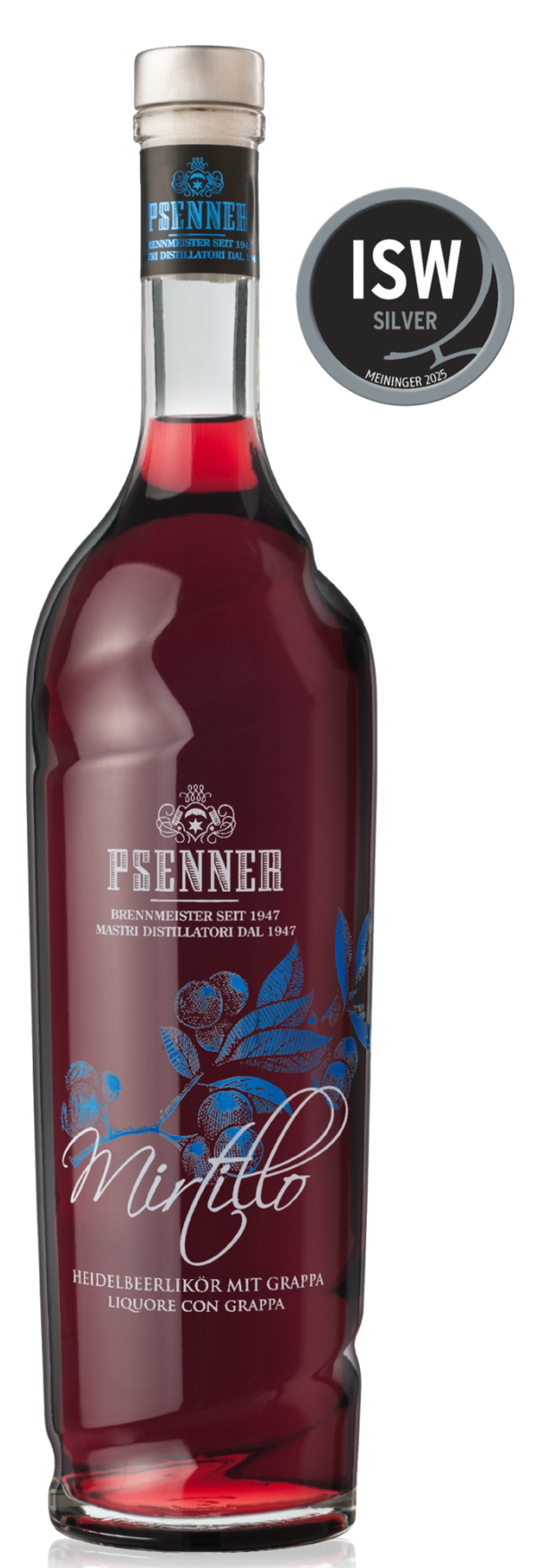 PSENNER - "MIRTILLO" Liquore di mirtillo con grappa 10cl (24) Cod. PSEN03273