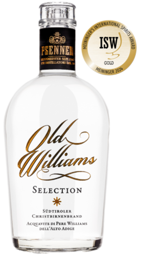 PSENNER - "OLD WILLIAMS SELECTION" Acquavite di Pere Williams 10cl (24) Cod. PSEN03220