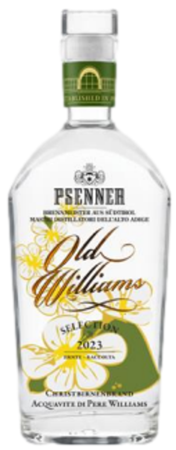 PSENNER - "OLD WILLIAMS SELECTION 2023" Acquavite di Pere Williams 150cl (1)