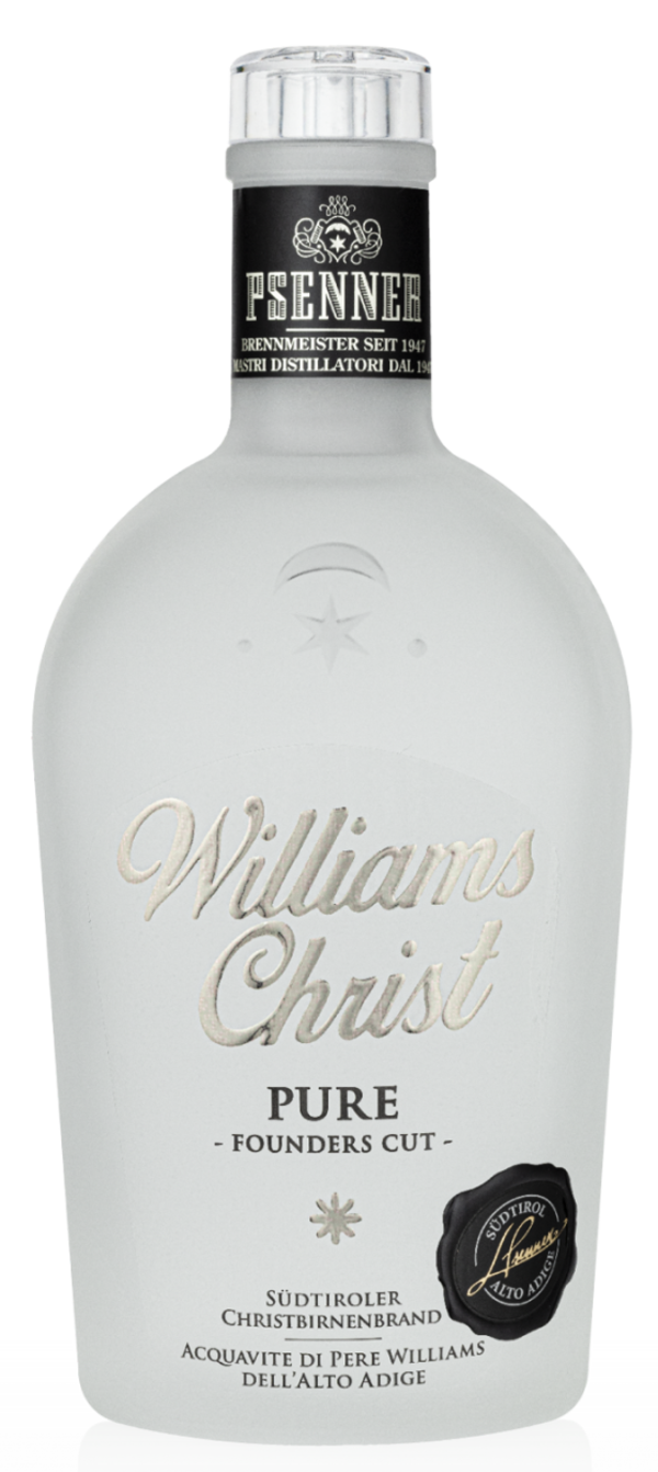 PSENNER - "WILLIAMS CHRIST PURE" Acquavite di Pere Williams Christ 10cl (24) Cod. PSEN03285