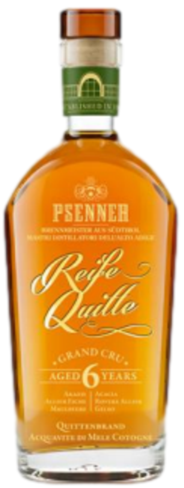 PSENNER - "REIFE QUITTE GRAND CRU 6Y" Acquavite di Mele Cotogne invecchiata 50cl astucciato (6)