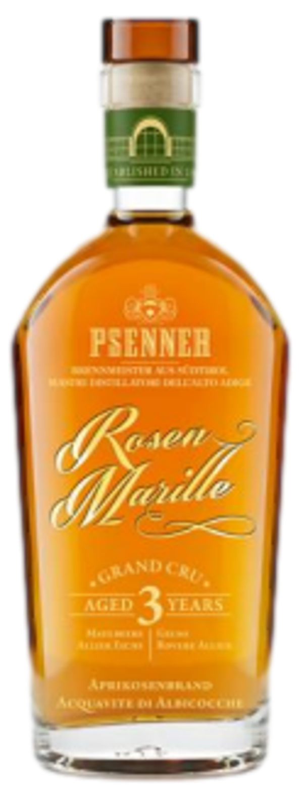 PSENNER - "ROSEN MARILLE GRAND CRU 3Y" Acquavite di Albicocche invecchiata 50cl astucciato (6)