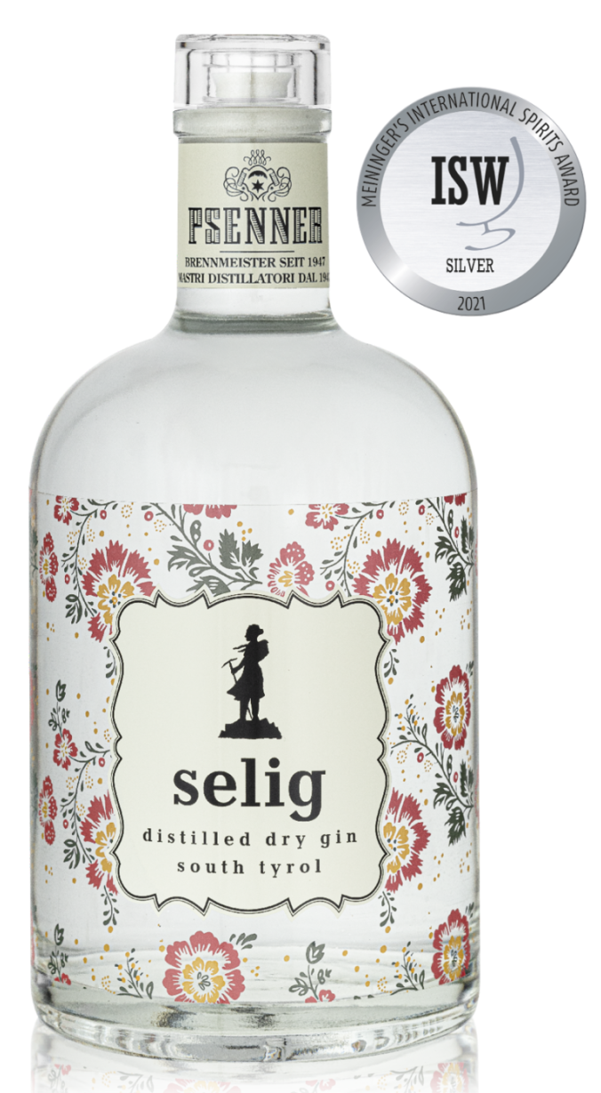 PSENNER - "SELIG" Distilled Dry Gin 10cl (24) Cod. PSEN03284