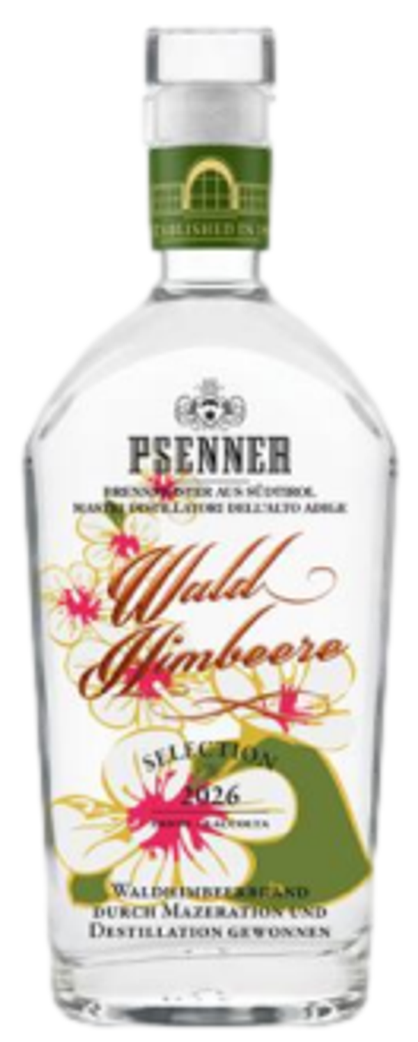 PSENNER - "WALD HIMBEERE SELECTION" Acquavite di Lamponi 50cl astucciato (6)