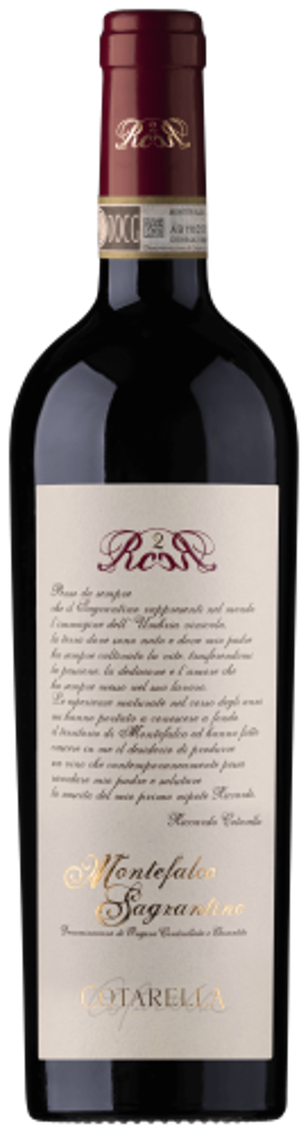 FAMIGLIA COTARELLA - "RC2" Sagrantino di Montefalco DOCG 2020 75cl (6)