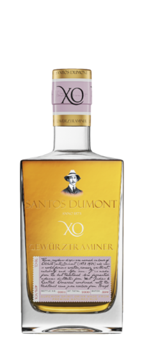 RUM - SANTOS DUMONT "X.O. GEWURZTRAMINER" Premium Rum 70cl (6) Cod. PSEN03839