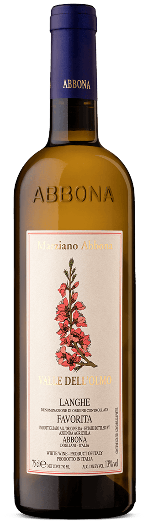 ABBONA "VALLE DELL'OLMO" Favorita Langhe DOP 2025 75cl (6)