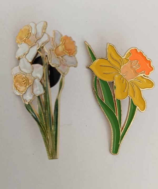 Narcissen brochepinnen 10026