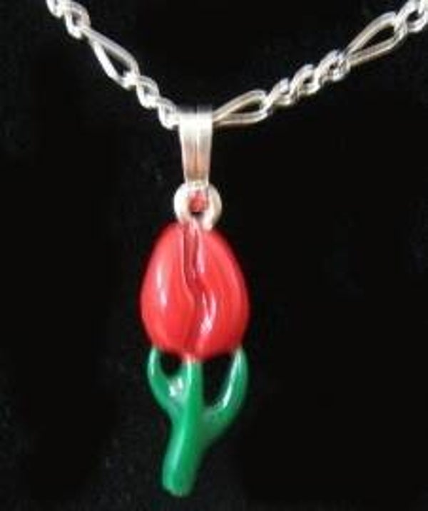 Ketting rode tulp 16004