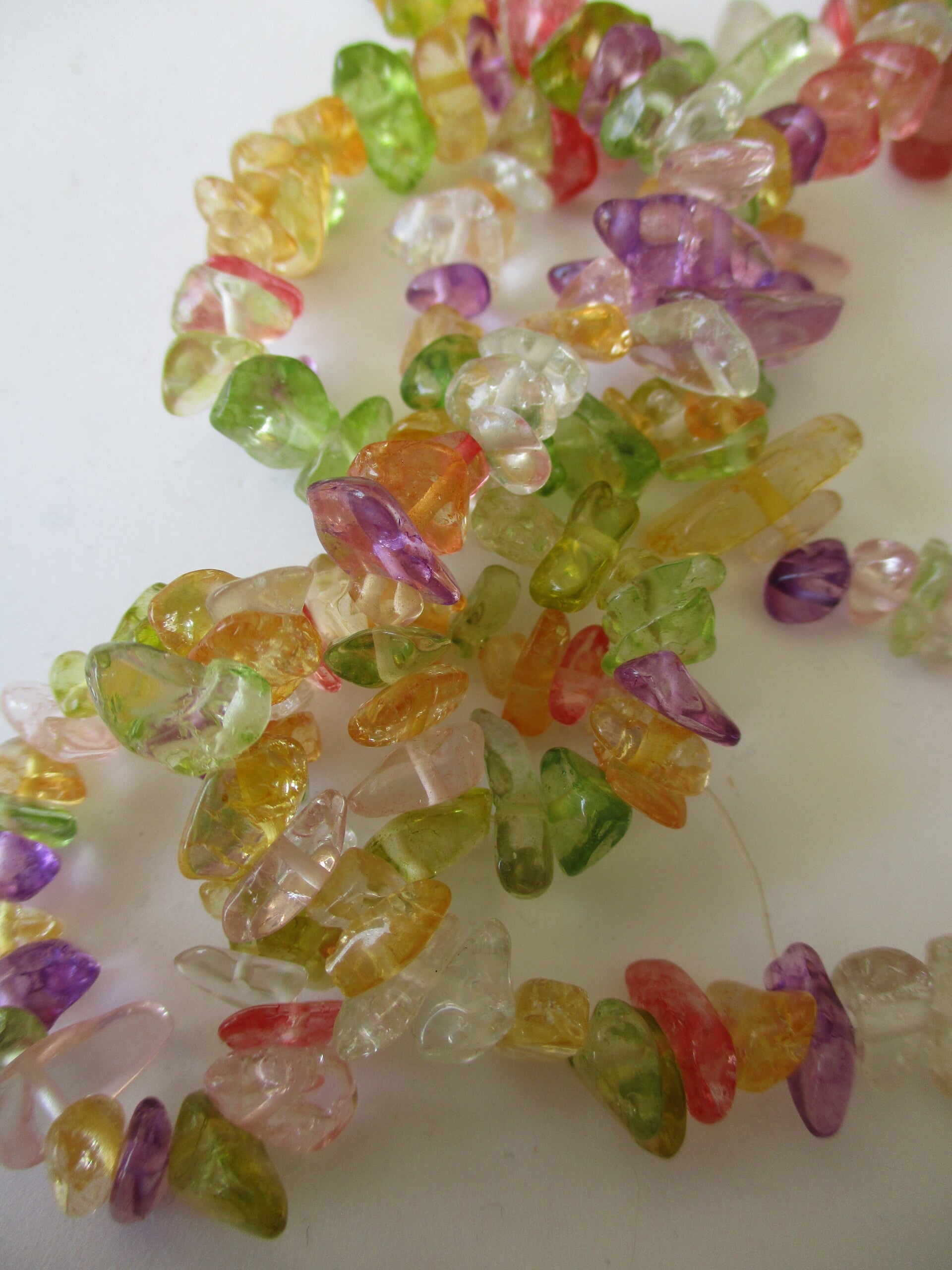 Agaat onregelmatige kralen 5-8 mm multicolor 90089 O