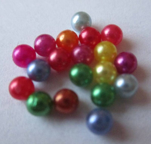 Floating ball kunststof parel mix 3 mm kr90057 3-4