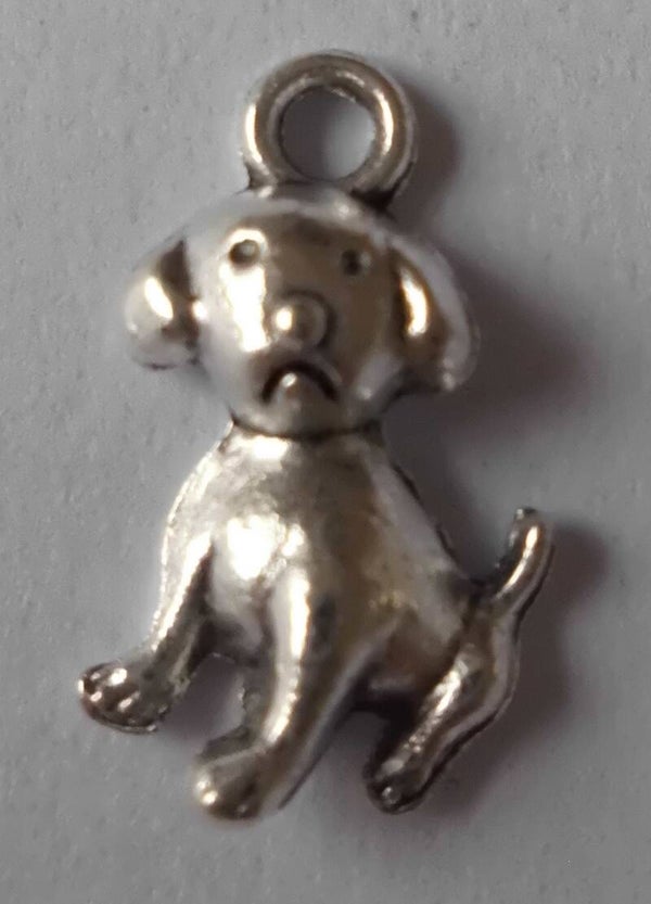 Lieve bedeltjes hondje 16 x 10 mm 90570 k11