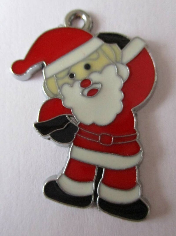 Bedel kerstman epoxy 35 x 25 mm 90914 k9