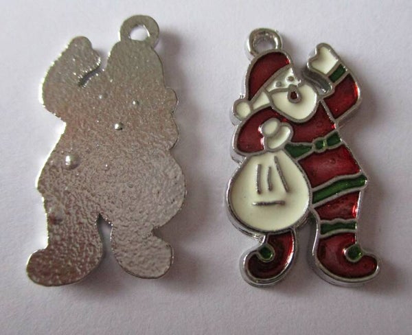 Kerstman rood, wit, groen epoxy 90986 k2