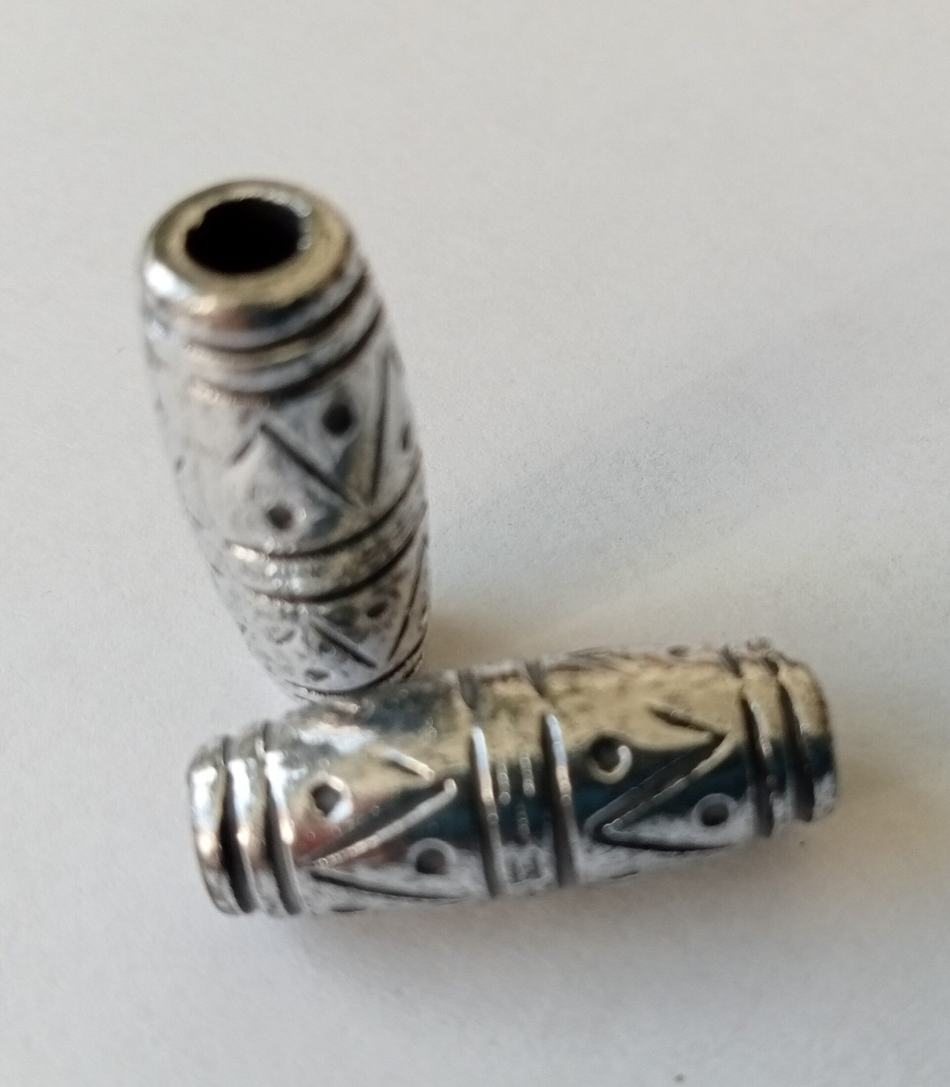 Langwerpige kunststof kraal 22 x 8 mm 91215 Ma