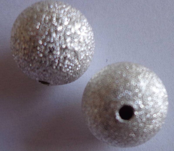 Metalen kralen 12 mm  silver plated kr91175 k13a