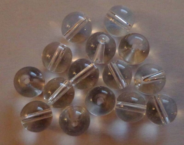 Glaskralen rond 10 mm transparant kr90352 2-2a