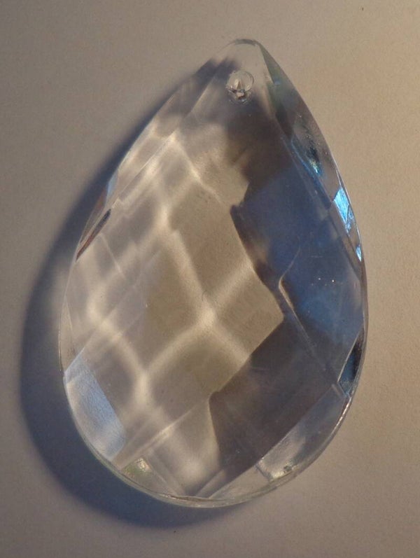 Grote glazen druppel 39x24 mm 90086 Wa