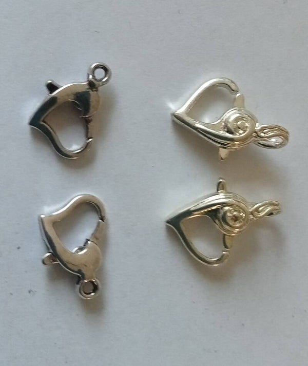 Karabijn sluitingen hartje 2 modellen 90102 Fa