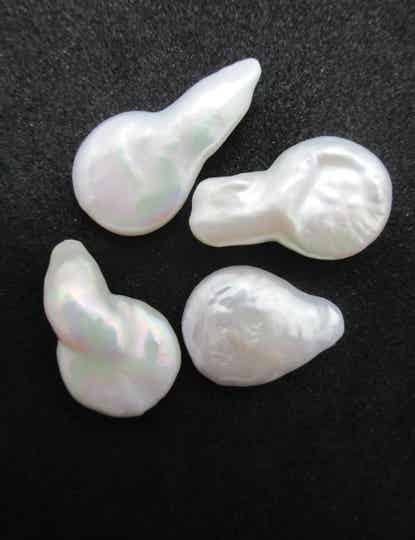 Grote witte reborn of keshi zoetwaterparels 90353 k3