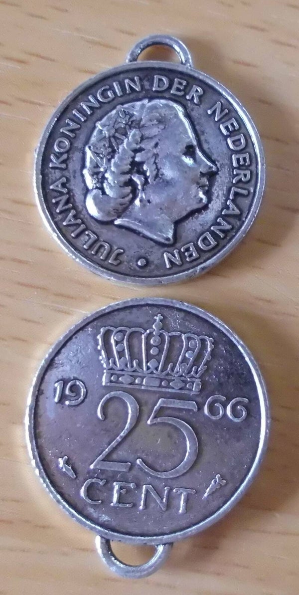 Oud Hollands kwartje bedel 90563 k9