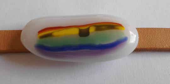 Armband met regenboogkleuren 55506r