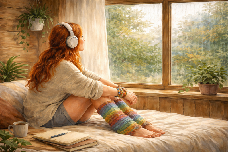 Muziek luisteren, rust vinden door muziek, bijzonder rustig