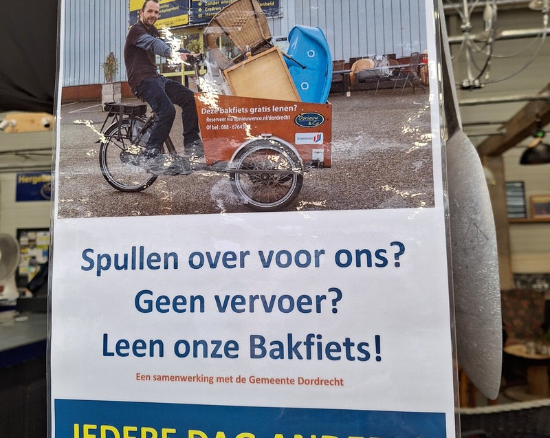Opnieuw en Co Dordrecht bakfiets