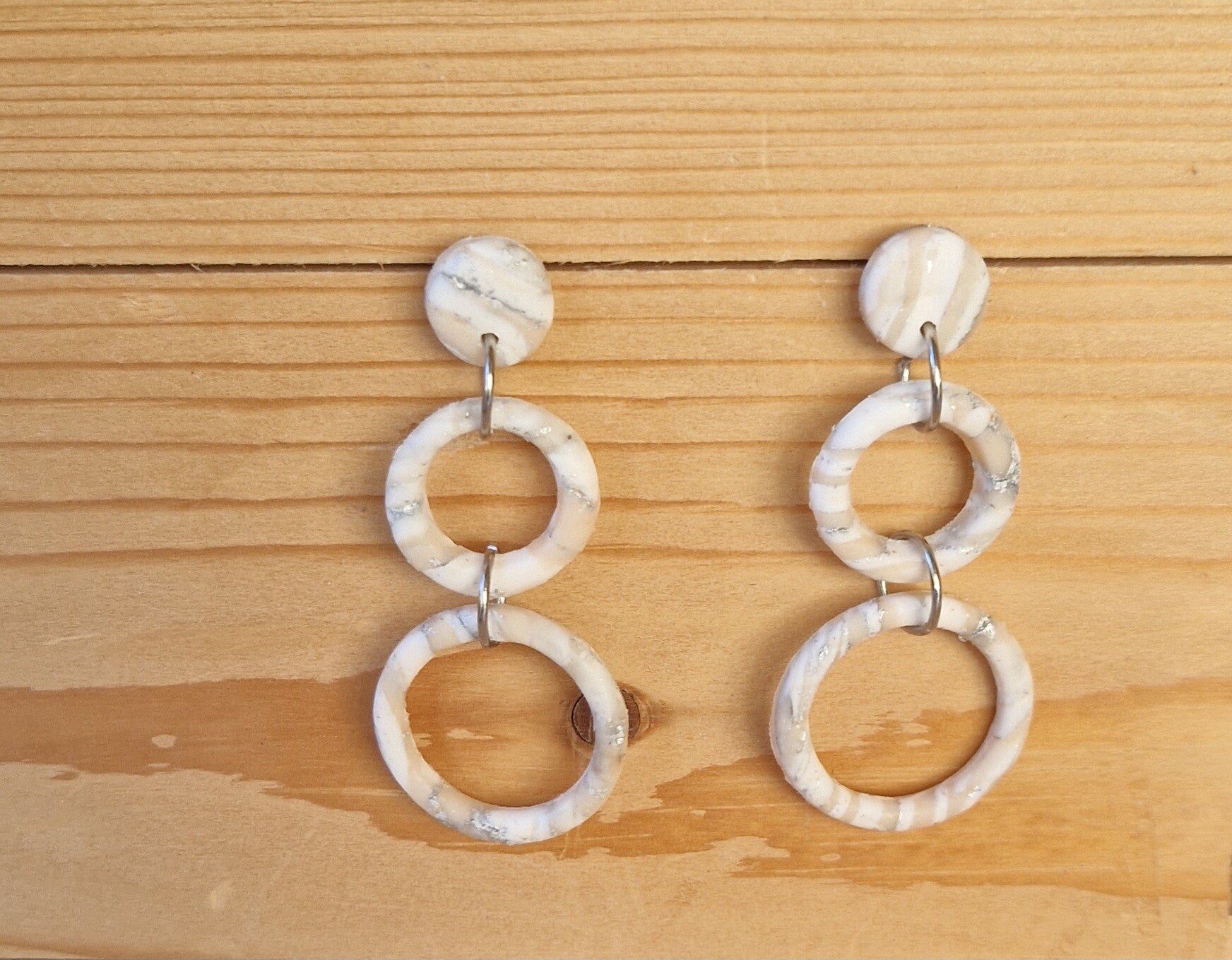 Open ring oorbellen.